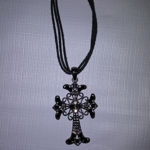 9inch adjustable necklace with cross